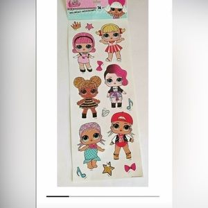 Lol doll wall sticker decals brand new in package